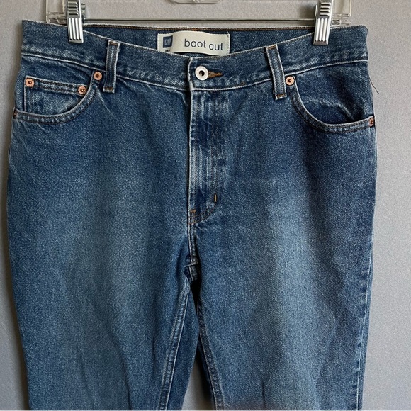 Gap Boot Cut Women's Blue Jeans Size 10R - Picture 2 of 8